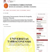 Publicacions URV presenta la digitalització de la revista &quot;Universitas Tarraconensis. Revista de Geografia, Història i Filosofia&quot;