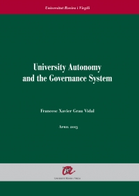 University Autonomy and the Governance System