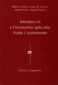 Introducció a l'economia aplicada: fonts i instruments