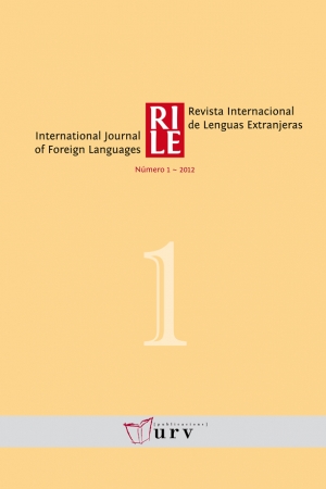 Revista Internacional de Lenguas Extranjeras, 1