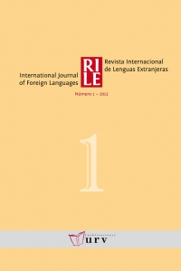 Revista Internacional de Lenguas Extranjeras, 1