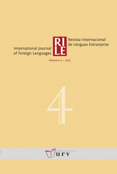 Revista Internacional de Lenguas Extranjeras, 4